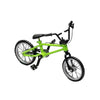 1/18 Scale Mini Diecast Mountain Bike, Finger Bicycle Model, Desktop Decor Art Craft (Green)