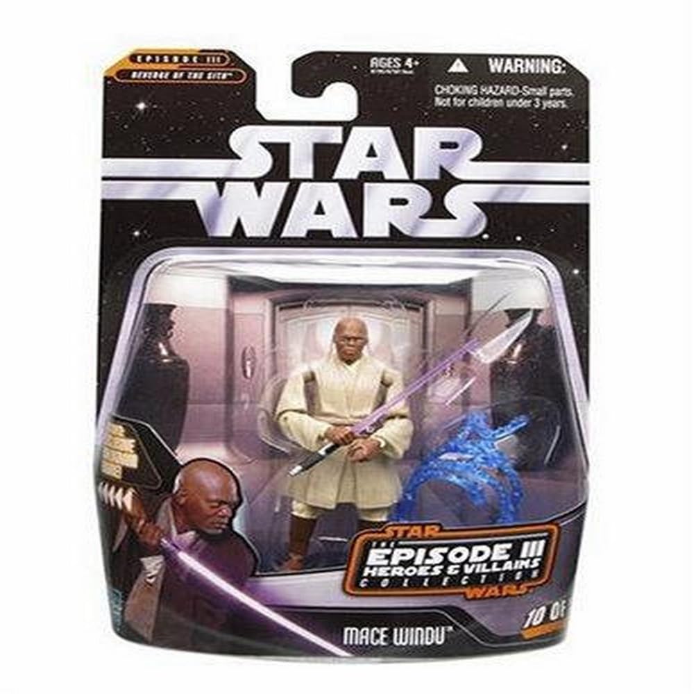Star Wars Ep III Mace Windu Heroes & Villains Collection