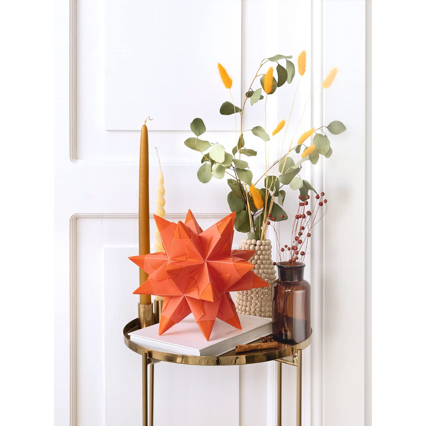 Folia 836/3030 Bascetta Star Handicraft Set, Blue, Orange, 15 x 15 cm