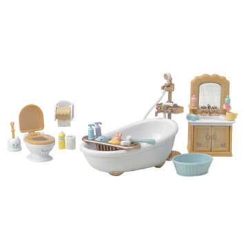 Calico Critters - Country Bathroom Set - Dollhouse Furniture Sets - Kids Pretend Play Toy, Miniature Dollhouse Furniture & Accessories, Ages 3+