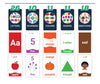 First Steps Learning Flashcards - 76 Cards for Toddlers & Kids - Letters, Numbers, Colors, Shapes & Emotions - Early Learning Tool for Ages 3+