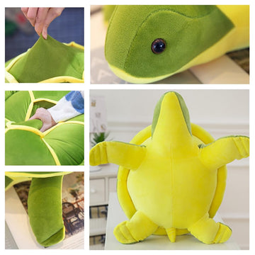 14" Sea Turtle Plush Stuffed Animal Soft Hugging Pillow for kids adults