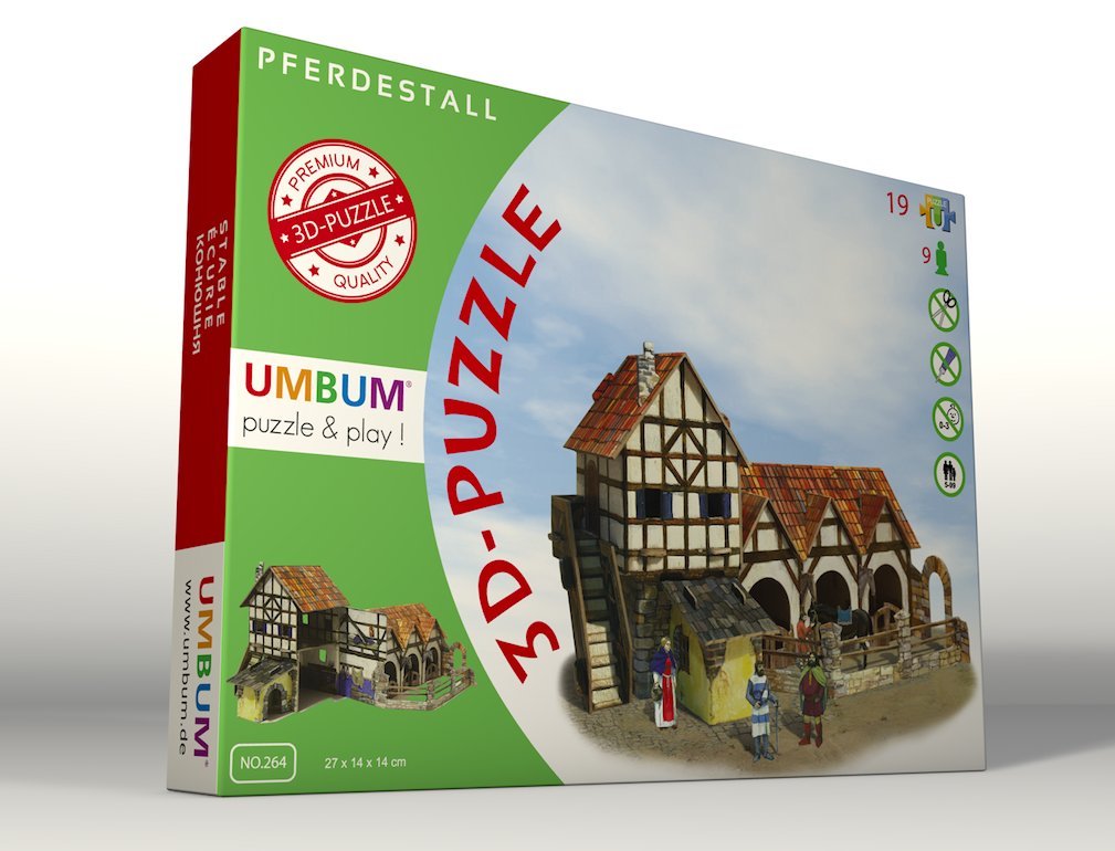 Clever Paper Stable with Figures