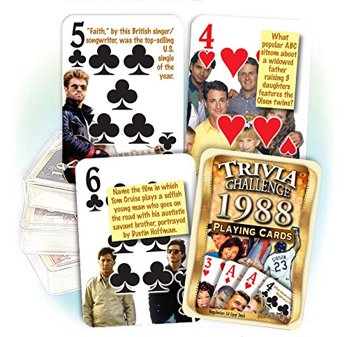 Flickback 1988 Trivia Playing Cards: Happy Birthday