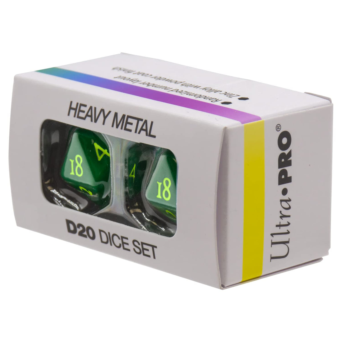 Ultra PRO - Vivid D20 Dice 2ct. Perfect for MTG Game, DND, and RPG Games