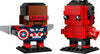 LEGO Brickheadz Marvel Captain America & Red Hulk 40668