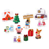 Kayzyue Miniature Christmas Ornaments Figurines Mini Resin Fairy Ornaments Kit for DIY Crafts Dollhouse Home Decor Snow Globe (15 Pcs Miniature)