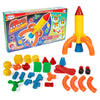 POPULAR PLAYTHINGS Mag Builder Building Set, Magnetic Connecting Toy for Kids Imagination and Creative Play, Crazy Shapes Gift for Children - 30 Piece