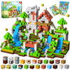 ToyUnited 200PCS Magnetic Blocks - Magnetic Building Blocks, Magnet Cubes Game, Stacking Forest Set, STEM Montessori Sensory Stacking Toys for Kids