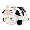 Anirollz Stuffed Animal Plush Toy - 6" Small Blanket Outfitz Doll | Soft, Squishy, Warm, Cute, Comfort, Safe | Birthday Pillow with Kawaii Pink Kitty