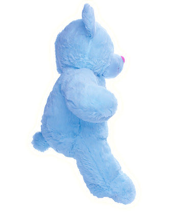 Cuddly Soft 8 inch Stuffed Blue Patches Teddy Bear...We Stuff 'em...You Love 'em!