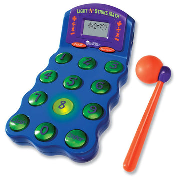 Learning Resources Light 'N' Strike Math Game, Ages 6+