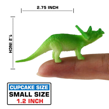 168 Pcs Mini Dinosaur Figure Toys - Realistic Plastic Dinosaur Set for Kids Children Toddler Learning Educational, Goody Bag, Party Supplies, Pinata