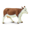 Safari Ltd. Hereford Cow Figurine - Lifelike 5.5" Model Figure - Educational Toy for Boys, Girls, and Kids Ages 1+