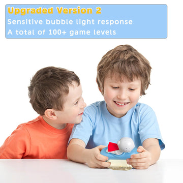 Fast Push Bubble Game for Kids & Adults, Version 2, Pop Light Up Quick Push Fidget Toy Handheld Game. Great for 8-12 Year Old Boys & Girls, Travel