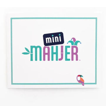 Mini Mahjer Card - Beginners Mahjong Tool with 3 Levels of Play | Beginner to Advanced Mahjong Hands | Fun Family Game Night Companion, Pairs