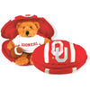 Plushland Oklahoma Sooners Stuffed Bear in a Ball - Football