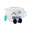 Punchkins Tea Cup Plushie - You're My Best-Tea Punny Teacup Plush, Gift for Best Friend, Food Plush Toy for Gifting