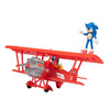 Sonic The Hedgehog 2 The Tornado Playset - Biplane Vehicle, Sonic Figure and Exclusive Tails Figure, Spin the Planes Propeller and Pose Sonic on