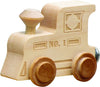 Maple Landmark NameTrains Clear Finish Engine - Made in USA