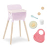 LullaBaby - Doll High Chair & Feeding Set