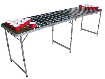 Football Field Game Pong Table with Predrilled Cup Holes