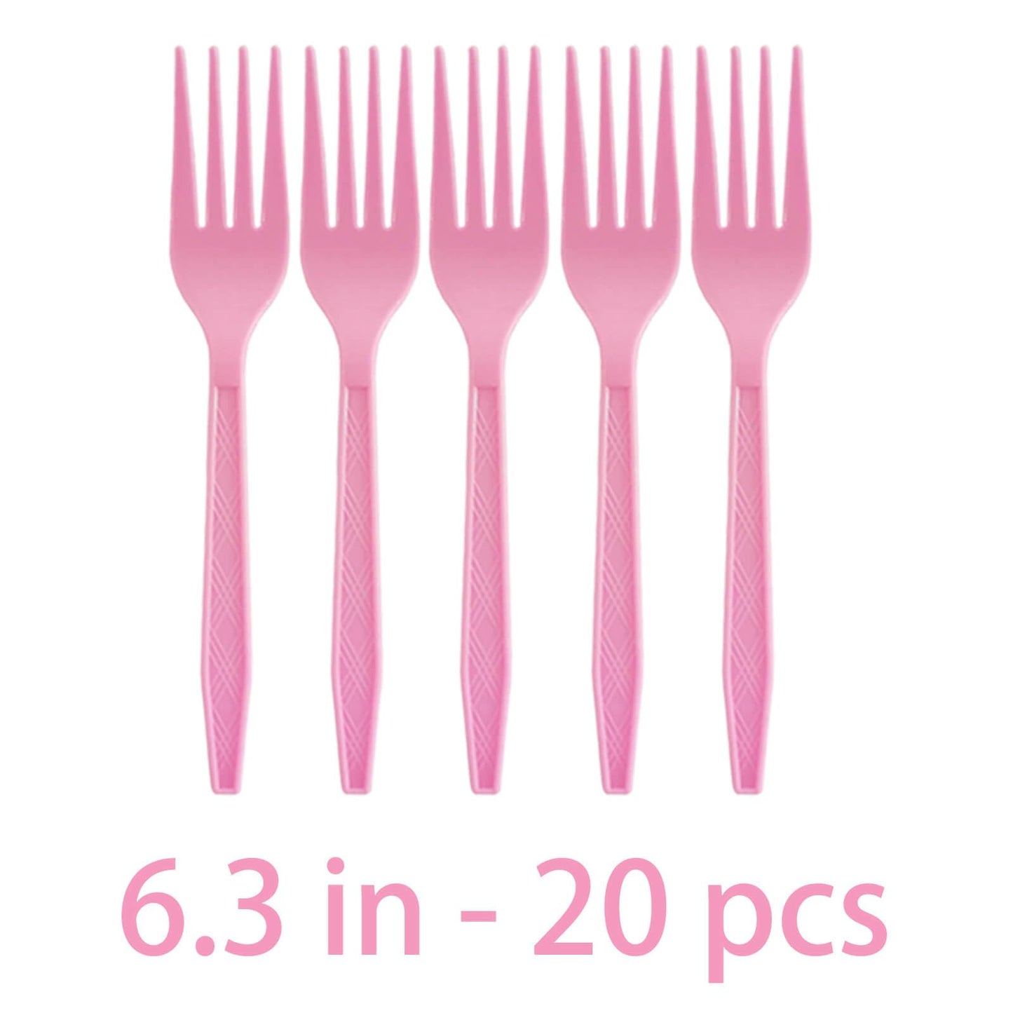 80 Pcs Pink Cartoon Birthday Party Decorations, Pink Girls Dessert Plates Napkins Forks Tableware Kit for Baby Shower Girls 1st 2nd 3rd 4th 5th 6th