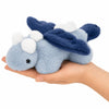 PHHKK Mini Dragon Shaped Decorative Stuffed Animal Ornament, Ultra Soft Fluffy Desk Decor, Cute Aesthetic Dragon Stuffed Accent for Office, Car