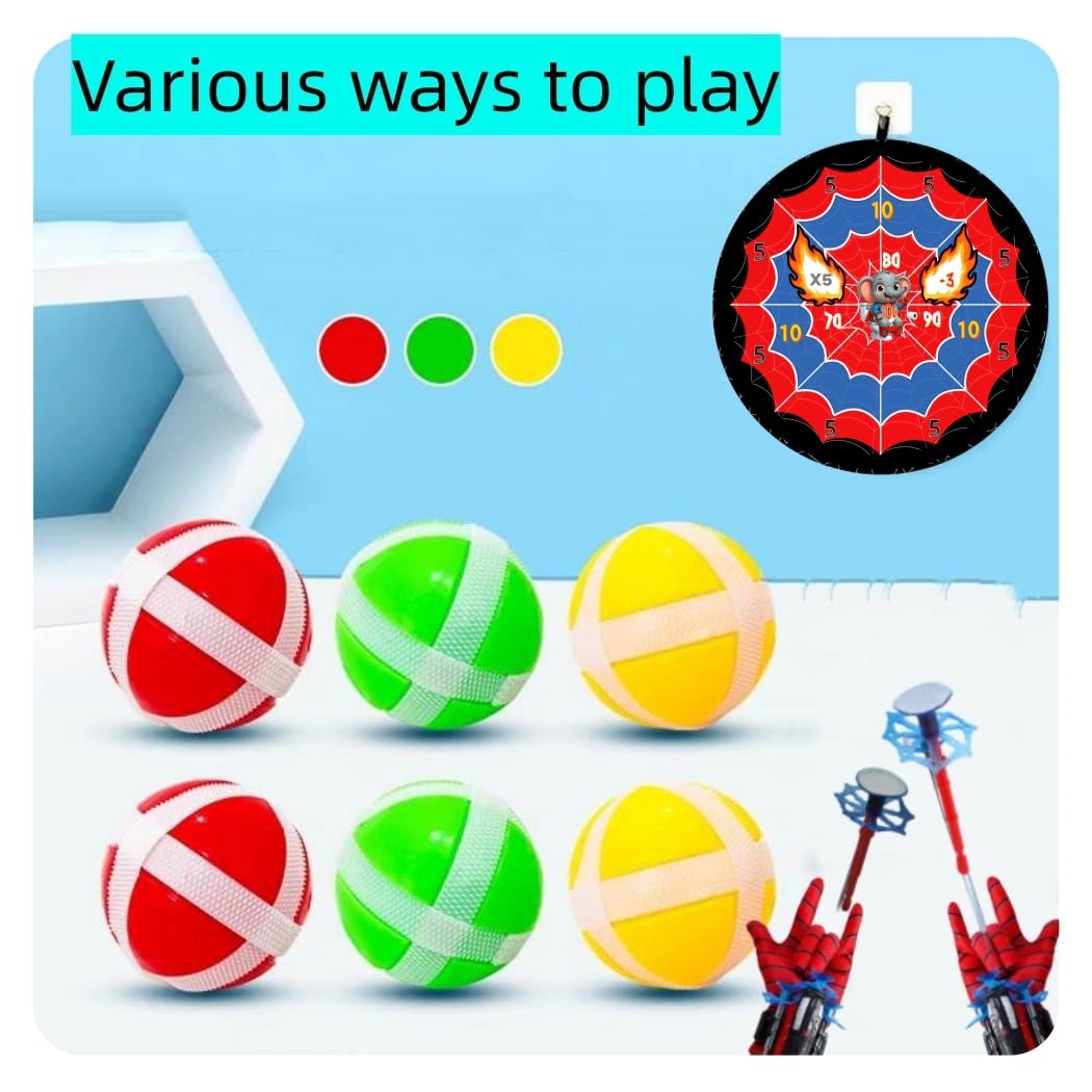 FJQZDBDSA Spiders Web Shooter ?Spider Toys for Boys 4-6?Boys 6-8 Years Old?Wrist Toys, Birthday Party Presents