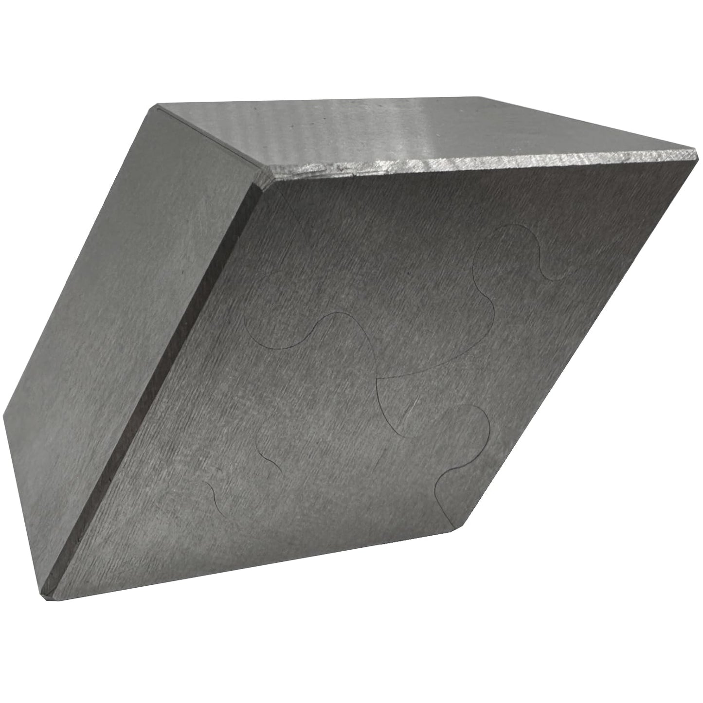Heavenly Metals 4-Piece Rhombus 3D Puzzle for Adults - Stainless Steel Desk Toy and Fidget, Zero Tolerance Wire EDM Cut Office Gift for Men & Women