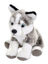 Wild Republic Pocketkins Husky Stuffed Animal - 5"