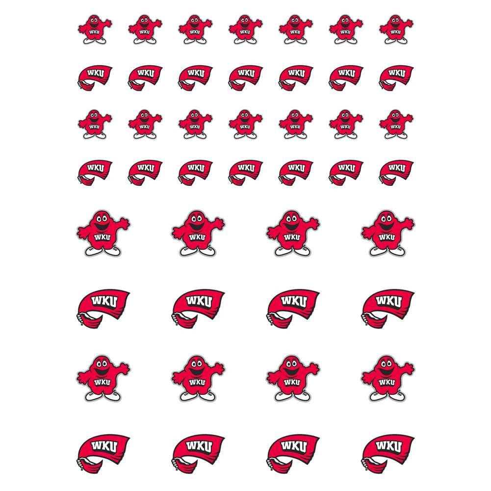 Western Kentucky Hilltoppers Small Sticker Sheet - 2 Sheets