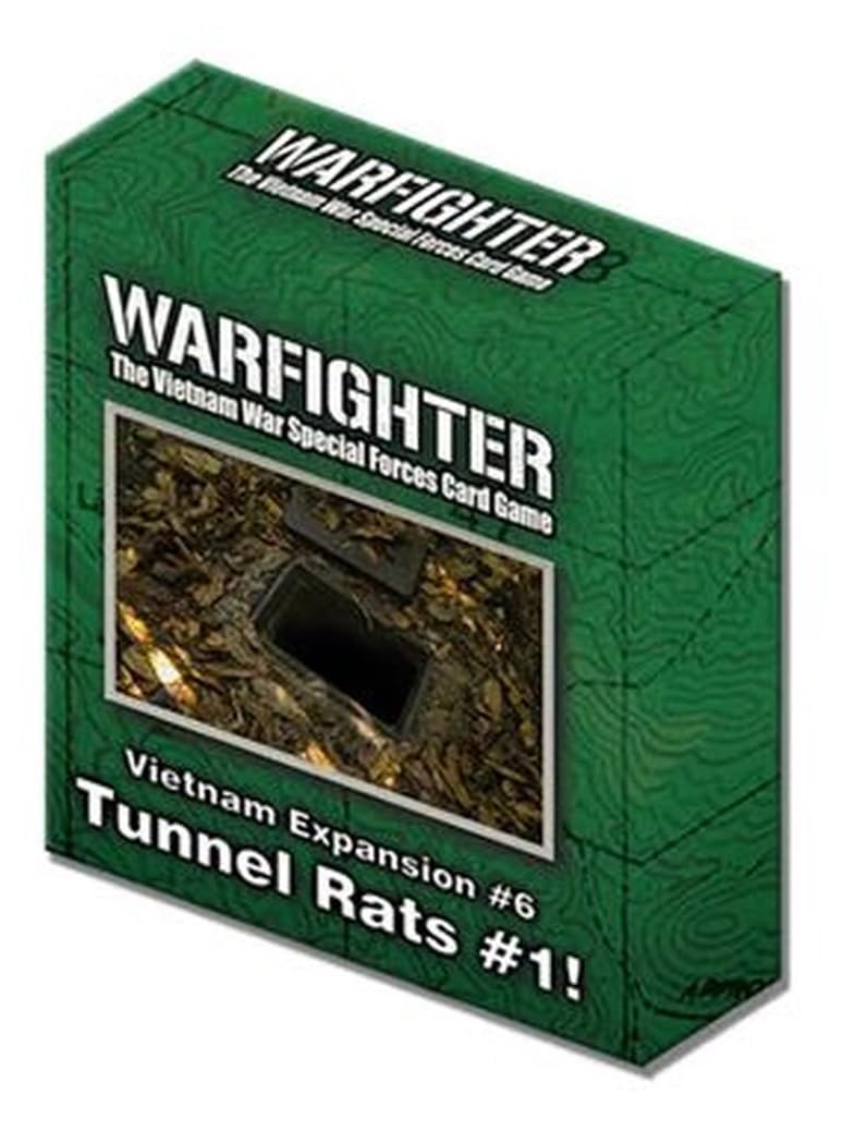 Dan Verssen Games Warfighter: Vietnam Expansion #6 - Tunnel Rats #1 Card Deck Game Accessory