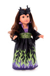 Little Adventures Dragon Queen Doll Dress - Doll Not Included - Machine Washable Child Pretend Play and Party Doll Clothes with No Glitter
