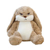 HWHXCZYH 19.6" Grumpy Bunny Plush, Funny Stuffed Animal Rabbit with Floppy Ears, Super Soft Moody Plushie Hug Pillow, Cute Gag Gift & Room Decor