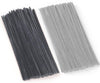 Grey Pipe Cleaners, 100 Pieces Chenille Stems Craft, 12 inch Long Fluffy Pipe Cleaners for Creative DIY Art Craft Projects, Home Decoration Supplies