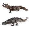 DOYIFUN 2 Pcs Simulated Crocodiles Model Figure Toy, Realistic Alligator Figurines Collection Playset Science Educational Props