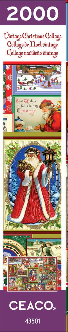 Ceaco - Vintage Christmas Collage - 2000 Piece Jigsaw Puzzle for Adults