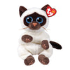TY Beanie Babies - Soft Toy Miso The Cat 15 cm, Grey, TY40548