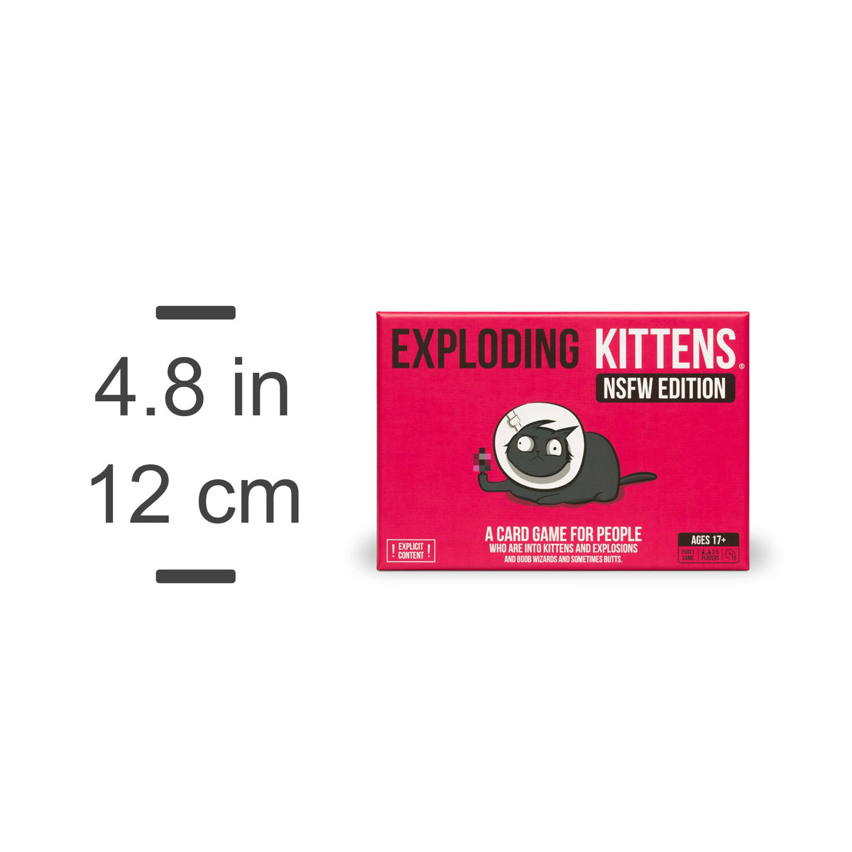 Exploding Kittens NSFW Edition, 2-5 Players, Ages 17+ Card Game