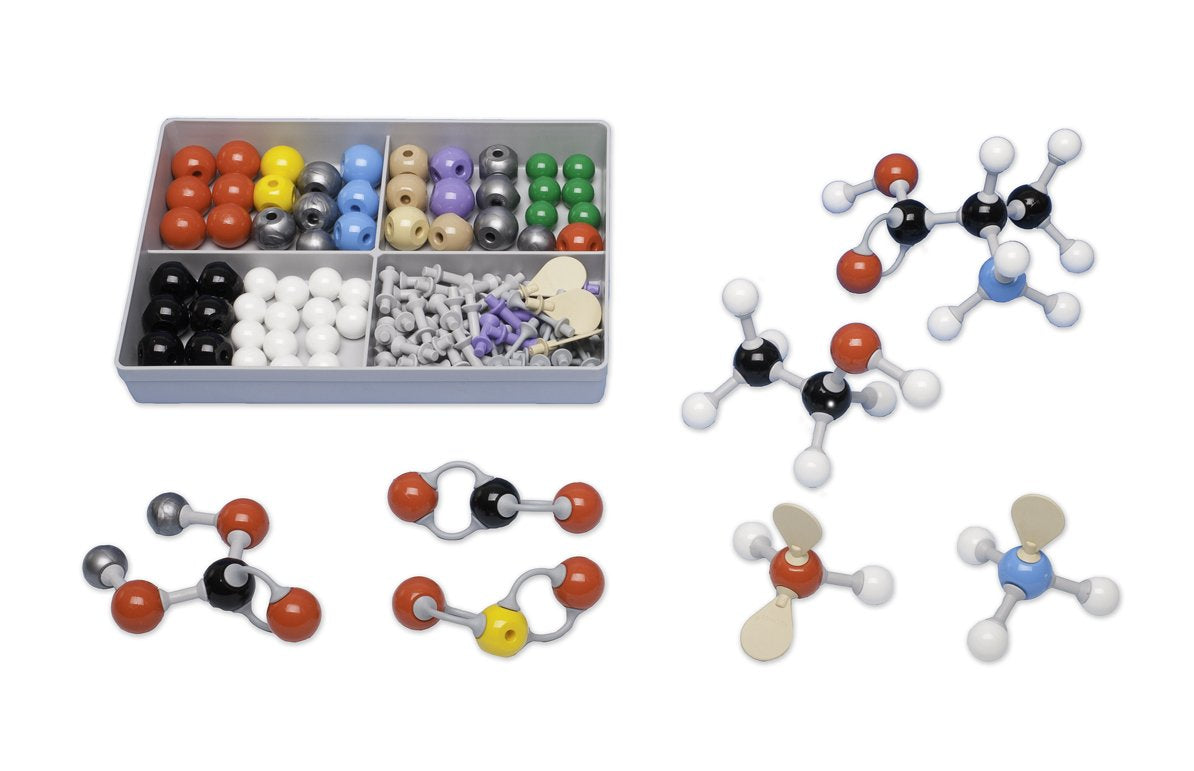 Molymod MMS-009 Inorganic/Organic Chemistry Molecular Model, Student Set (52 atom parts)