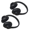 2Pcs Black 1:12 Dollhouse Headphones Miniature Headset Model Toy Micro Landscape Decoration Dollhouse Accessories