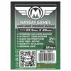 MayDay Games 63.5x88mm Card Sleeves Premium Bundle (4x50 Pack, 200 Sleeves) - 90 Micron Clear Polypropylene, Acid-Free & PVC-Free, Board Game Card