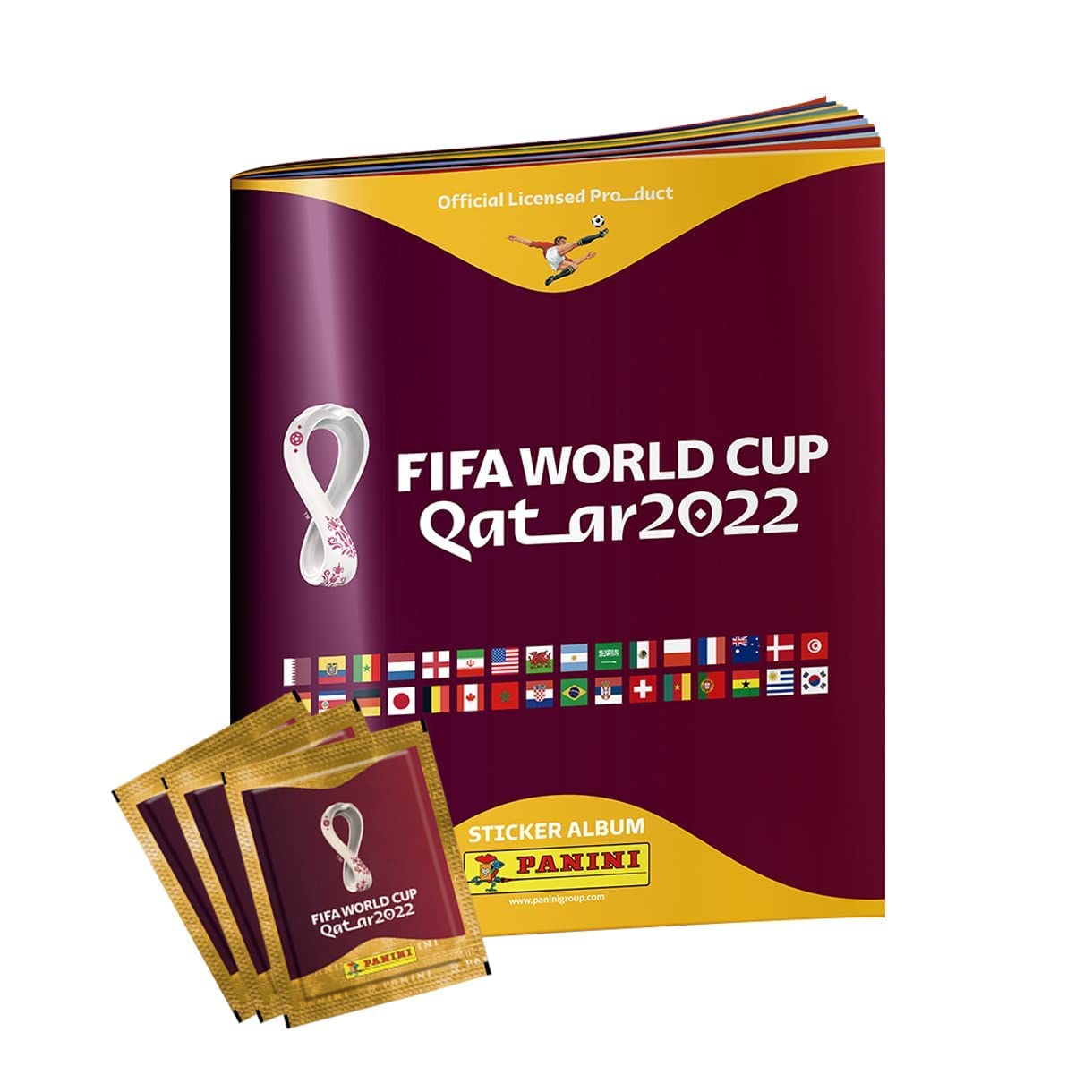 PANINI FIFA WORLD CUP QATAR 2022 STICKER BOX (50 packs x 5 stickers)