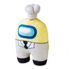 P.M.I. Among Us Plush Buddies Doll | Yellow Crewmate with Chef Hat - 8 Inches - Huggable Among Us Plushie Collectibles | Playable Among Us Toys | Kids
