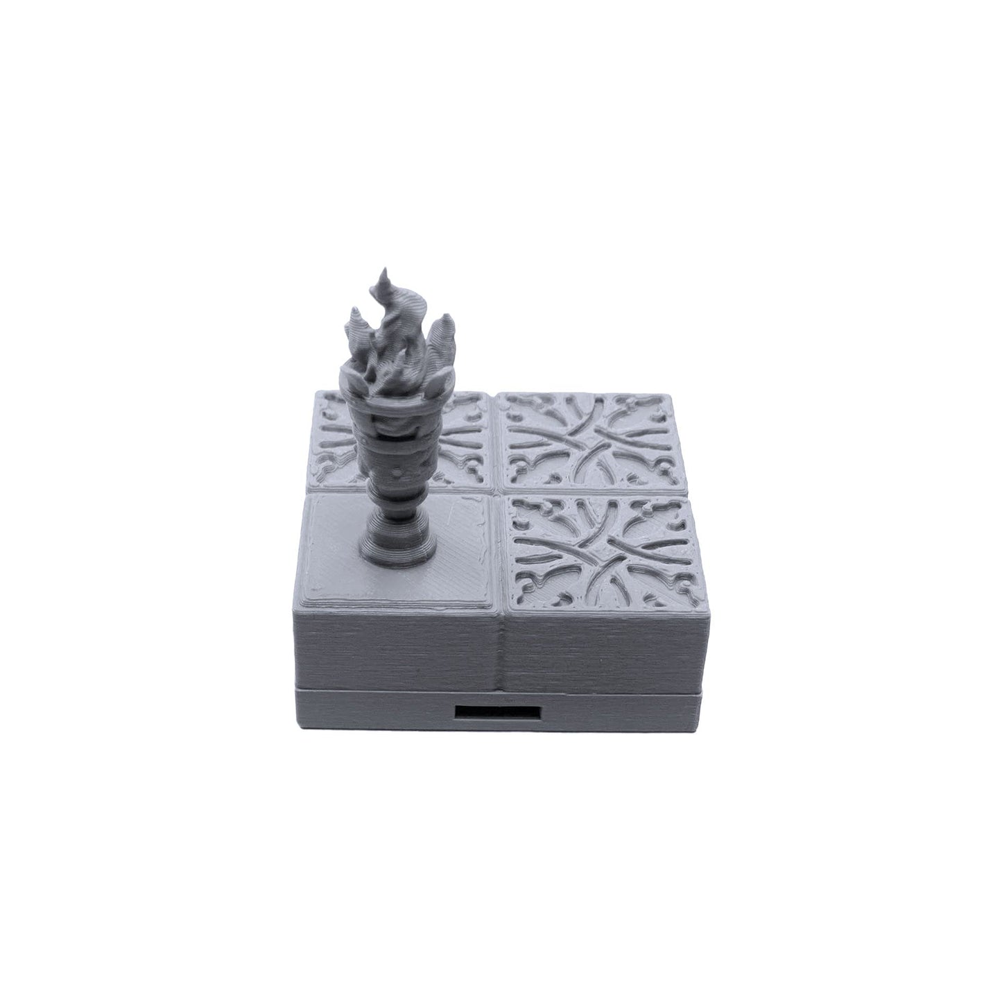 EnderToys Locking Dungeon Tiles - Throne Room, Terrain Scenery Tabletop 28mm Miniatures Role Playing Game, 3D Printed Paintable
