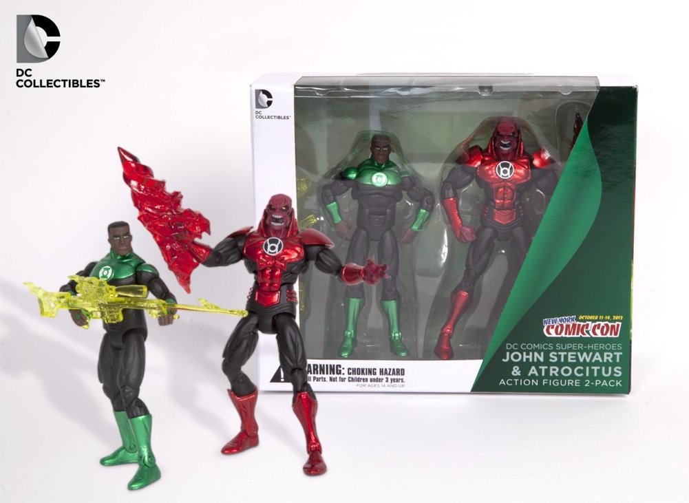 Green Lantern John Stewart & Atrocitus NYCC 2012 Exclusive Action Figure 2 Pack by DC Comics