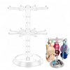 PanniOhye Transparent 360° Rotating Display Stand for Plush Dolls Keychains& Collectibles - All-Round Display, Manually rotates(No Doll)
