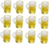 12Pcs Beer Cup, Miniature Cups, Dollhouse Mug Model for Miniature Dollhouse Accessories with Realistic Looking Beer Practical Processed Party