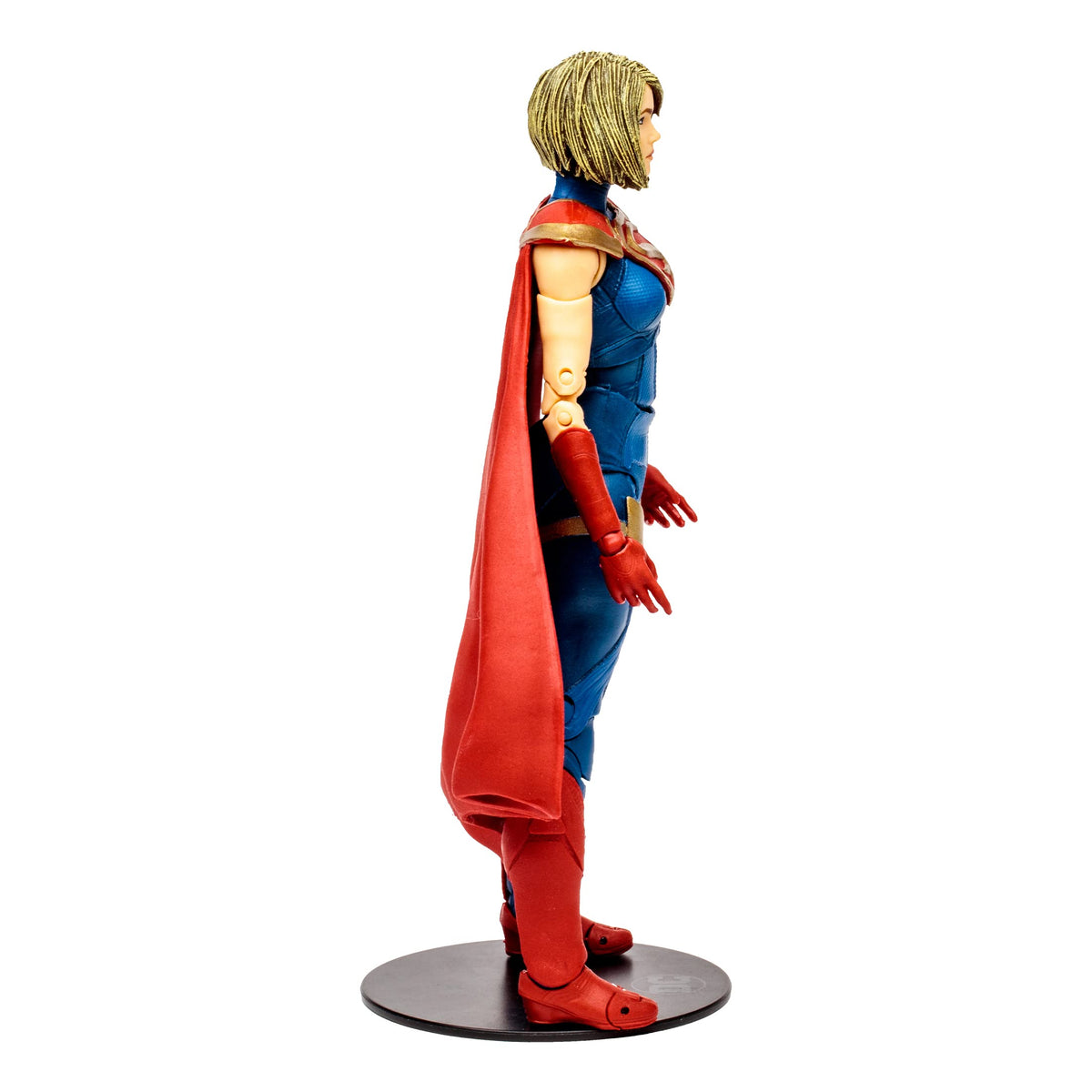 McFarlane Toys, DC Comic 7-inch Supergirl Action Figure with 22 Moving Parts, Collectible DC Injustice 2 Video Game Figure with Stand Base, Comic and